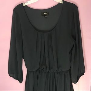 Navy Amy Byer Mini Dress